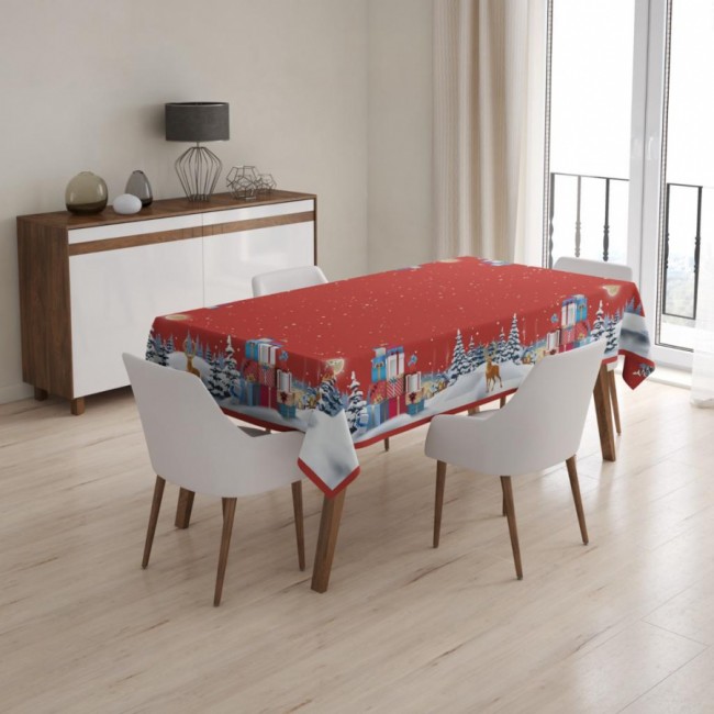 Скатерть Карвен "Новый год" 160 *220 M 813 v5 (Акция) Скатерть Карвен "Новый год" 160 *220 M 813 v5 (Акция)
