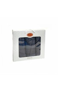 Набор полотенец Карвен "FLOSLU" махра 50*90(2)/70*140 HS 1700 v10 антрацит(Акция)