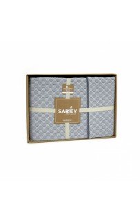 Комплект SAREV "BELIS" (покрывало летнее +наволочка) 1.5 сп 2 пр (170*230/50*70) Y 862v2 gri/серый.