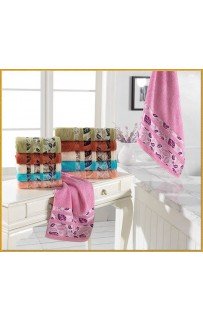 Полотенце "Кармина" бамбу 70*140 1шт. Н 1426 (Акция)