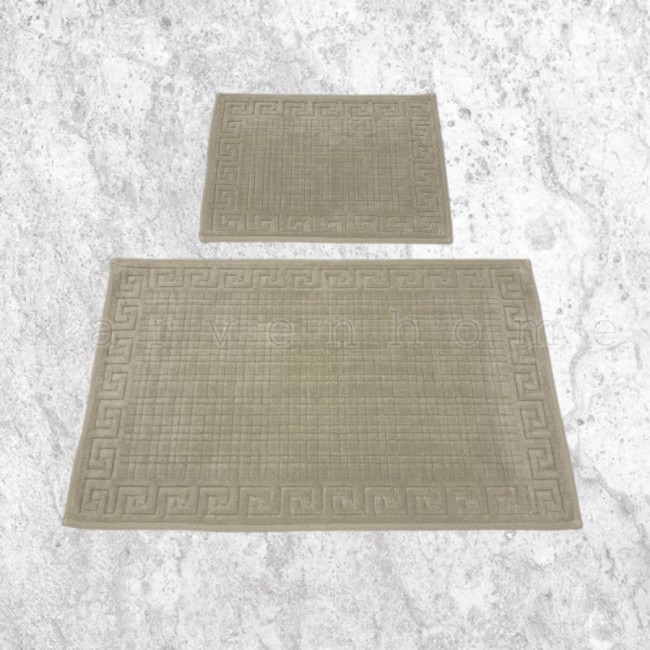 Набор ковриков для ванной Карвен GREK KV 419 vizon/св.бежевый.