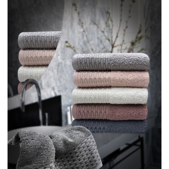 Полотенце Карвен "ELSA" 50*90 6шт.махра Н 3121.