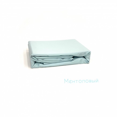 Простынь Карвен 160*240 1,5 сп. сатин P 895 ментоловый