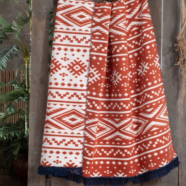 Плед Sarev хлопок 1,5 спальн. Р 917 ETNO V1/TABA