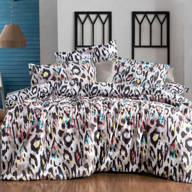 Постельное белье "Sarev"fancy poplin 1.5 сп. N193 Felida v1/Bej