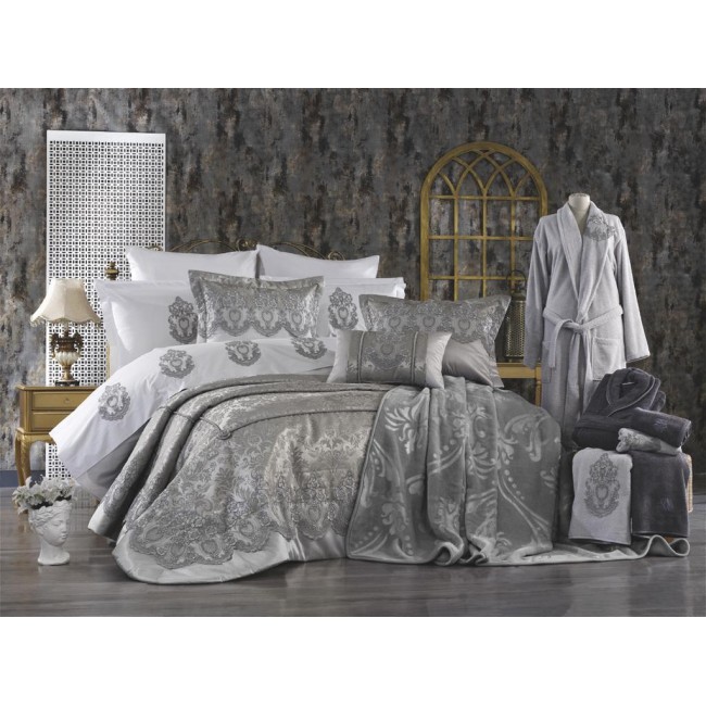 Комплект ZEBRA "BOLERO" 11 предметов серый (Акция)