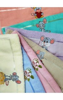 Полотенце "Акция" махра 70*140 1шт. Н 614 (Акция)