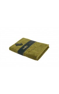 Полотенце Sarev ELITE GROUP 50*90 1шт. махра H 1054 OLYMPIA v6/Yesil.