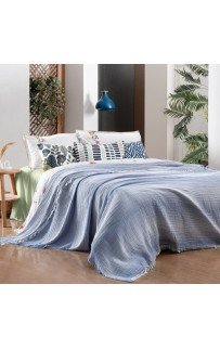 Покрывало SAREV муслин 1.5 сп Y 1004 NELSON v3/Mavi Покрывало SAREV муслин 1.5 сп Y 1004 NELSON v3/Mavi