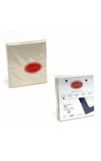 Простынь Карвен 240*260 евро сатин P 896 св/лиловый