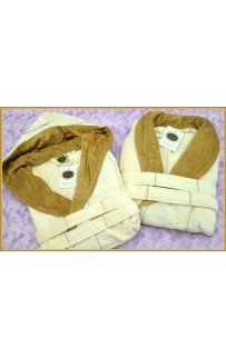 Халат "Карвен" велюр муж. с капюшоном XL/XXL В 404 (Акция)