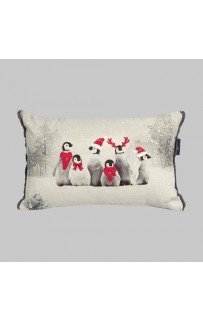 Подушка декоративная новогодняя Sarev DAVINA 30*50 Е011 EKRU