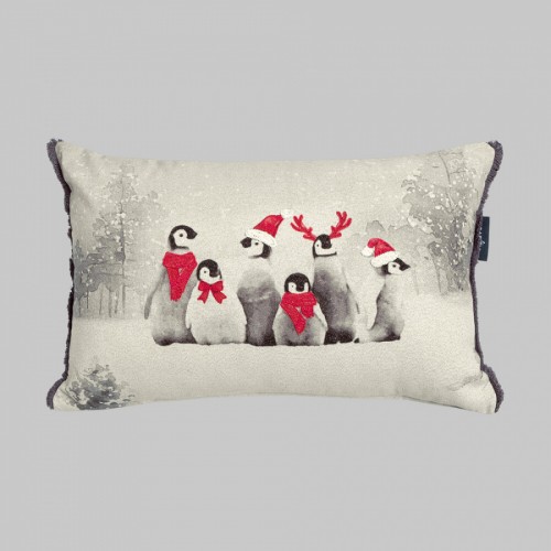 Подушка декоративная новогодняя Sarev DAVINA 30*50 Е011 EKRU