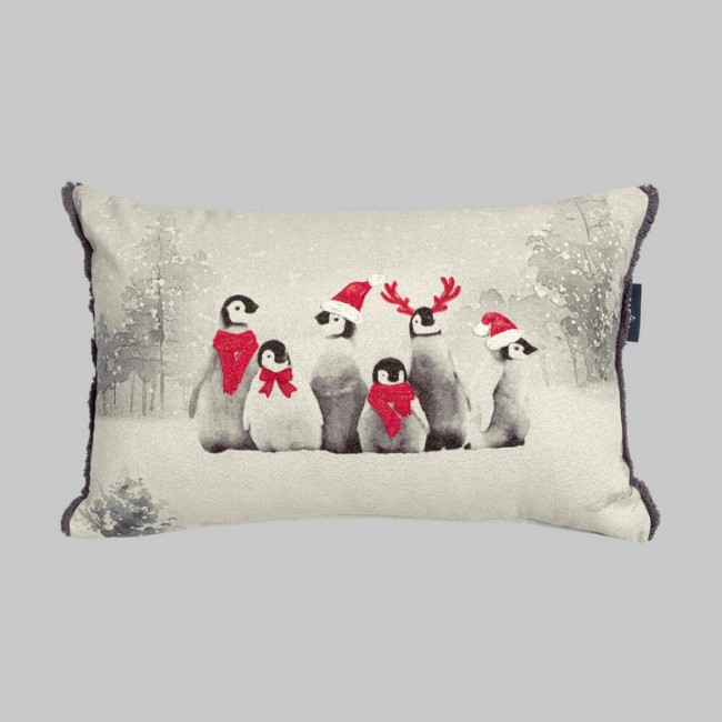 Подушка декоративная новогодняя Sarev DAVINA 30*50 Е011 EKRU