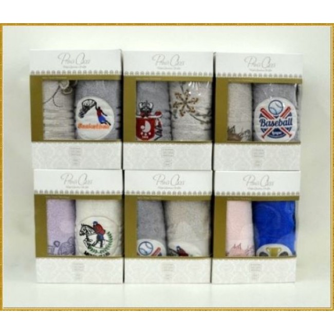 Набор полотенец "LADYS/ MENS" бамбу 50*90(2) HS 1409 (Акция)