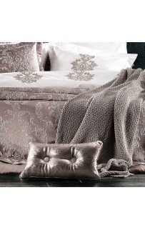 Плед ZEBRA CASA "MEGHAN" вязанный евро т/бежевый