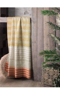 Плед Sarev хлопок 1,5 спальн.Р 917 LAVERNA (V2)taba