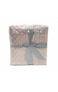 Плед Karven фланель евро PL 014 JACQAURD v1/Powder