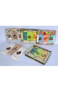 Полотенце кухонное Карвен NILTEKS "GOOD MORNING" вафля 30*50 3шт. НМ 508