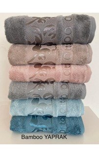 Полотенце Kарвен Bamboo "YAPRAK" 50*90 6шт бамбук H 4107 Полотенце Kарвен Bamboo "YAPRAK" 50*90 6шт бамбук H 4107
