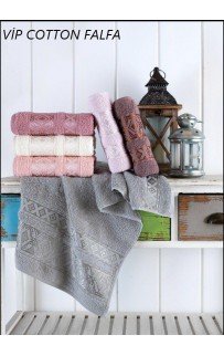 Полотенце Карвен Vip Cotton" Falfa " 50*90 6шт.махра Н 3184