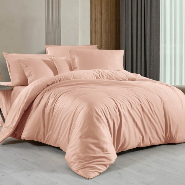 Постельное белье "Sarev" (300 tc) сатин 1,5 спальное N379 MONOCHROME v10/Rose