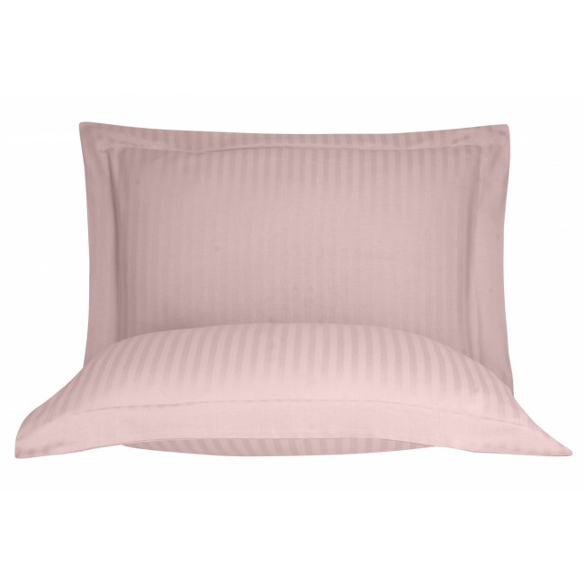 Наволочки Karven Stripe Satin 50*70 (+5см) 2 шт somon/персиковый Наволочки Karven Stripe Satin 50*70 (+5см) 2 шт somon/персиковый