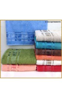 Полотенце "Золотая ветка" бамбу 70*140 4шт. Н 1467 (Акция)