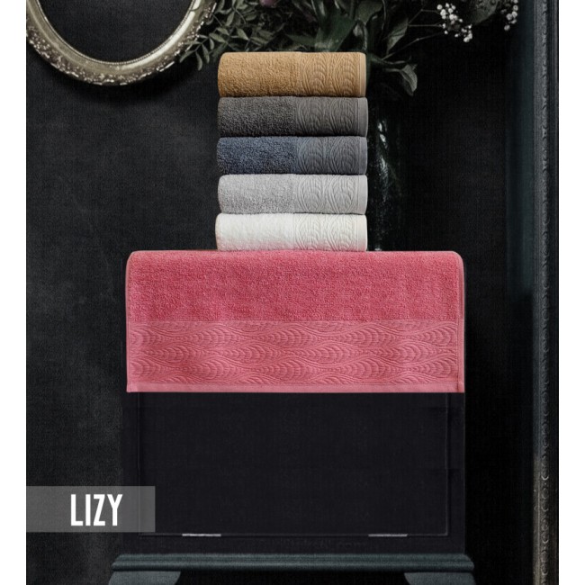 Полотенце Карвен "LIZY" 70*140 1шт.махра Н 2213