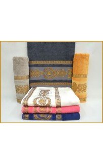 Полотенце "Зеугма" бамбу 70*140 1шт. Н 1486 (Акция)