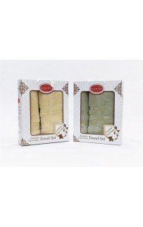 Набор полотенец Карвен " Vip Cotton" 35*76/70*120 HS 1541 (Акция)