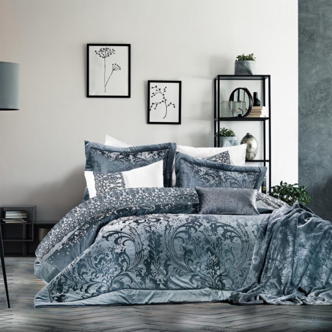 Комплект ZEBRA "DIAMOND" 11 предметов Y 814 т/серый