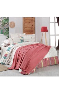 Летний комплект Sarev пике 1.5 спальн. РТ 346 EVA CARLO v3/Pembe Летний комплект Sarev пике 1.5 спальн. РТ 346 EVA CARLO v3/Pembe