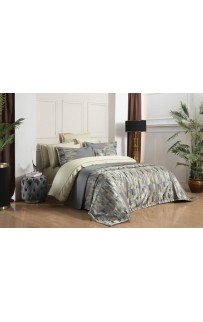 Комплект SAREV "CALVIN" (покрывало +постельное белье) евро Y 881 v2 Sari/желтый