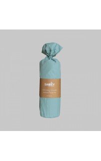 Простынь SAREV на резинке + наволочки Ранфорс 1,5 100*200+35см/50*70(1) P950 TURKUAZ/V75