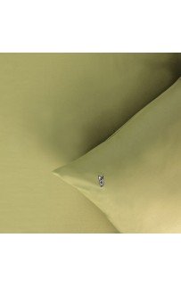 Простынь Sarev на резинке+1 наволочка "NEW SLOW CITY" 1.5 сп fancy dream 100*200+40см P982 v10/ Yesil