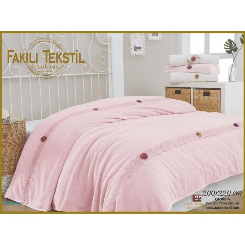 Простынь Карвен "Dantelli" евро махра P 876