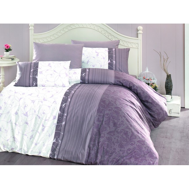 Постельное белье "Карвен" ранфорс 1,5 спальн. (Peitra Lilac)