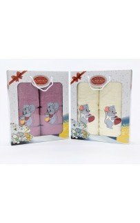 Набор полотенец Карвен " Мыши" махра 50*90/70*140 HS 1530 (Акция)