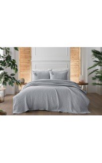 Комплект SAREV "BELIS" (покрывало летнее +наволочка) 1.5 сп 2 пр (170*230/50*70) Y 862v2 gri/серый.