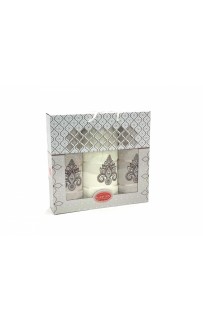 Полотенце в коробке Карвен " Delikli/Henna" махра 50*90(2)/70*140 HS 1556