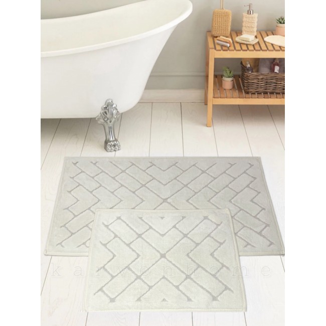 Набор ковриков для ванной Карвен PARKE KV 422 krem/крем
