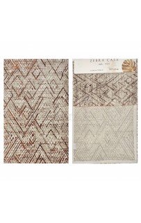 Набор ковриков для ванной Zebra 113*70/50*70 TRIAN KV279 экрю/беж/медный