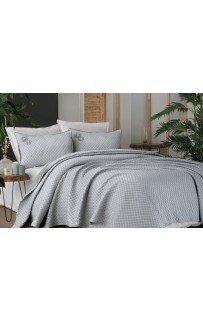 Комплект SAREV "BELIS" (покрывало летнее +наволочка) 1.5 сп 2 пр (170*230/50*70) Y 862v2 gri/серый.
