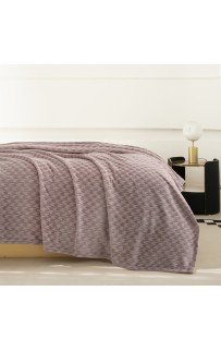 Плед Karven фланель евро PL 014 JACQAURD v1/Powder