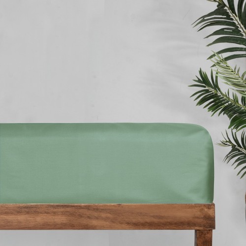 Простынь SAREV (300 tc) 1,5 спальн. сатин 220*280 см P 980 MONOCHROME v15/Forest-Green