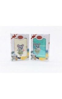 Полотенце в коробке Карвен " Мыши" махра 50*90 HS 1529