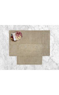 Набор ковриков для ванной Карвен EKOSE KV 424 bej/бежевый. Набор ковриков для ванной Карвен EKOSE KV 424 bej/бежевый.