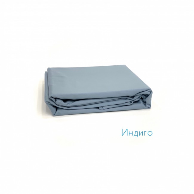 Простынь Карвен на резинке+наволочки 100*200 +33см/ 50*70(1) сатин P 898 индиго Простынь Карвен на резинке+наволочки 100*200 +33см/ 50*70(1) сатин P 898 индиго