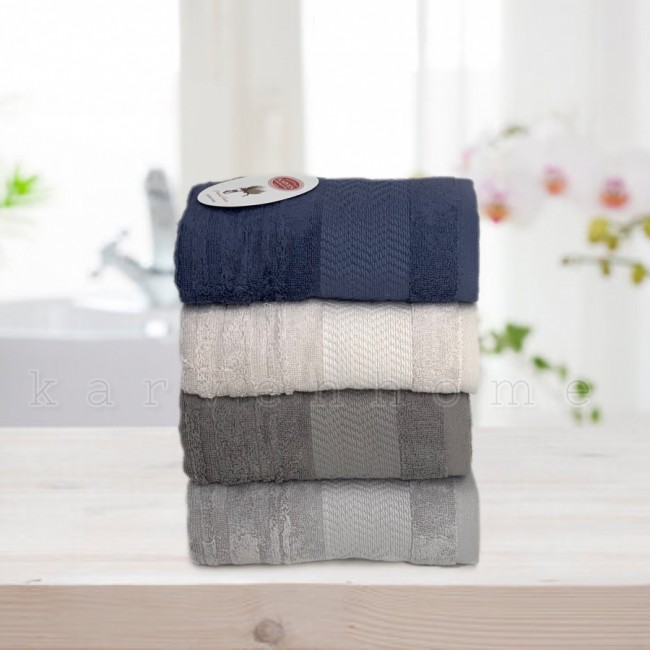 Набор полотенец Карвен "MIRANDA" Cotton (penye) 50*90 4шт. махра HS 1004